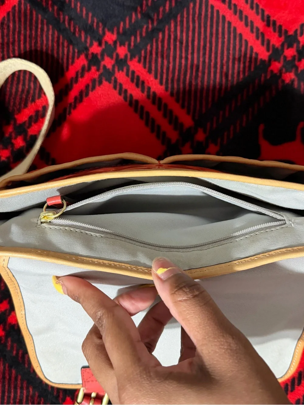 Coach Coral Patent Signature Crossbody Bag - Picture 8 of 10